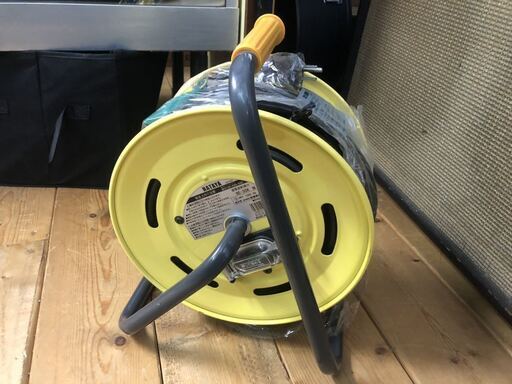 未使用 HATAYA BE-30K レインボーリール 漏電遮断器・接地付（屋外用・防雨