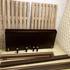 ワイドダブルベッド　マットレス付