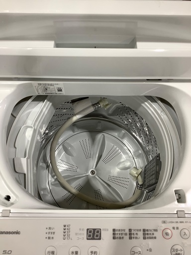 全自動洗濯機 NA-F50B14 Panasonic 5.0kg 2020年製 入荷致しました！