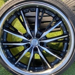 中古 ANHELO KLEITOS アネーロ クレイトス ホイール 20×8.5J +35 PCD 114.3 タイヤ 245/35R20 4本 セット