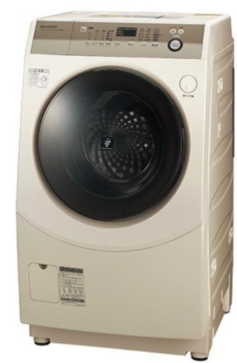 SHARP 洗濯機　ES-V600 衣類も、洗濯槽もプラズマクラスターで清潔に。