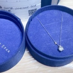 【Wish upon a star 】K10ホワイトゴールド ネックレス