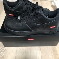 Supreme NIKE エアフォース1 ブラック　27.0cm