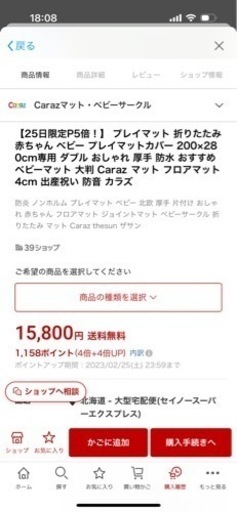 【新品】Caraz プレイマット　カバー　ダブル　サイズ