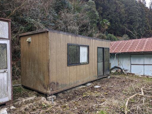 お取引中【中古】プレハブ小屋　はこ太郎