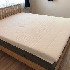 IKEA製マットレストッパー(クイーンサイズ)