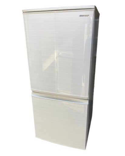 【美品】SHARP 冷凍冷蔵庫 SJ-D14F-W