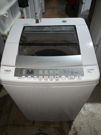 AQUA 洗濯機☺最短当日配送可♡無料で配送及び設置いたします♡ AQW-V700C 7キロ 2014年製☺AQA004