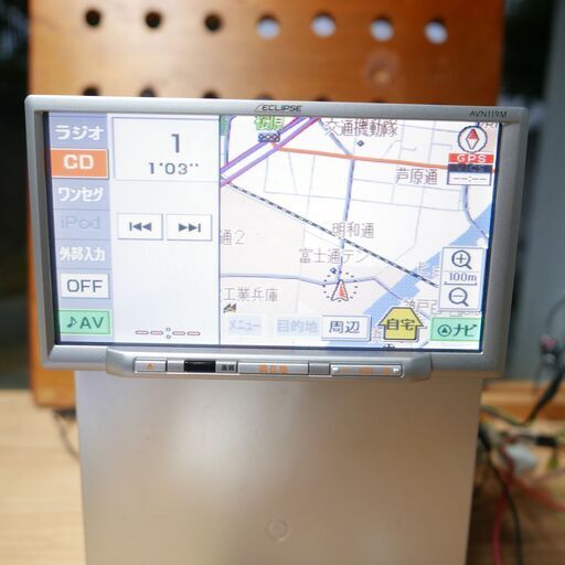 イクリプス AVN119M W 1 C07923 デンソーテン、イクリプスカーナビ