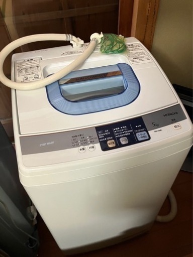 【美品】日立　洗濯機　5kg 2012年