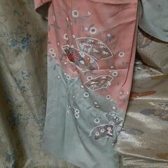 入卒式七五三結婚式お呼ばれ等訪問着物と袋帯セット最終値下げ