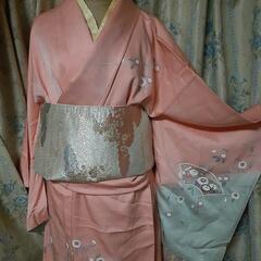入卒式七五三結婚式お呼ばれ等訪問着物と袋帯セット最終値下げ