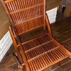木製アジアン椅子