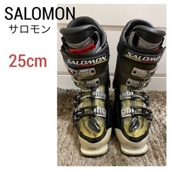 決まりました【傷アリ】スキー靴SALOMONサロモン25cm