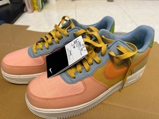 新品未使用 27.0cm NIKE AIR FORCE ONE DQ4531 エアフォースワン ボルト イエロー ライムグリーン ジョーダン ダンク エアマックス AIR MAX
