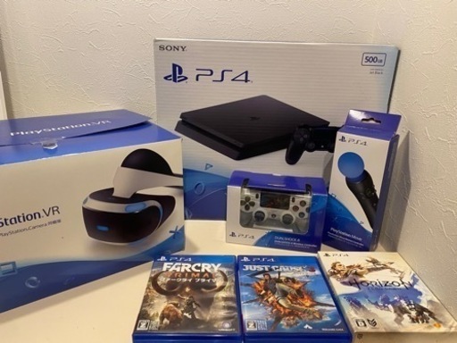 セット売り】PS4本体+VR+【新品】コントローラー など | stainu