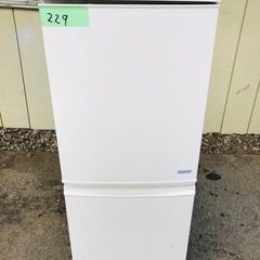 229番 シャープ✨冷凍冷蔵庫✨SJ-C14A-C‼️