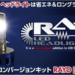 LEDヘッドライト◇AC DC兼用◇新品◇RISE UP◇RAY...