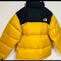 新品タグ付き　ノースフェイスヌプシダウン　イエロー