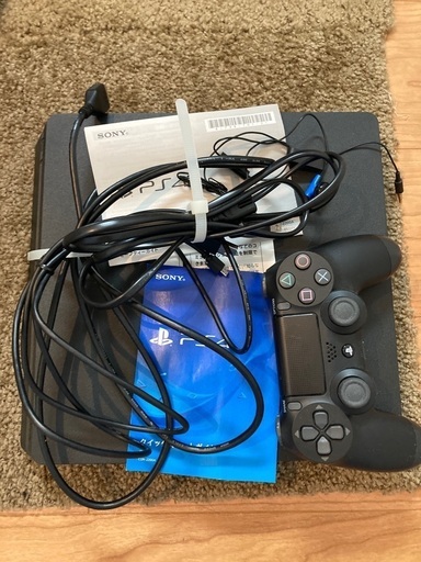 ★値下げしました★使用頻度少★すぐに遊べるセット★PS4本体(CUH-2200 500GB)+ケーブル箱有★