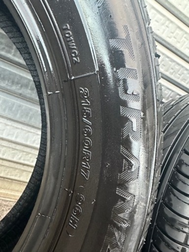 215/60R17 ブリヂストン トランザ 新車外し