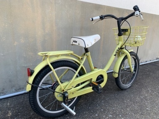 ブリヂストン　bikke 幼児用自転車 イエロー　16インチ ブリヂストン bikke ビッケ 16インチ シトロンイエロー 子供用自転車