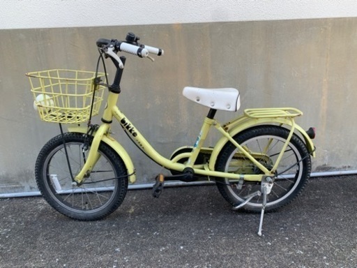 ブリヂストン　bikke 幼児用自転車 イエロー　16インチ ブリヂストン bikke ビッケ 16インチ シトロンイエロー 子供用自転車