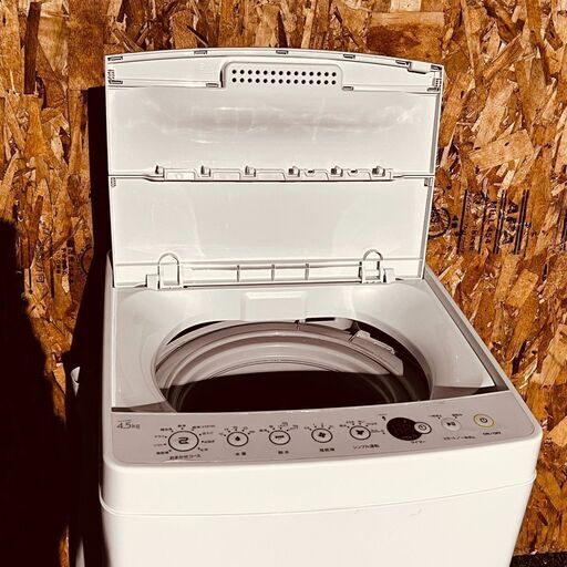 ③117633月4~5日限定無料配達Haier 一人暮らし洗濯機 2018年製 4.5kg  - 家電