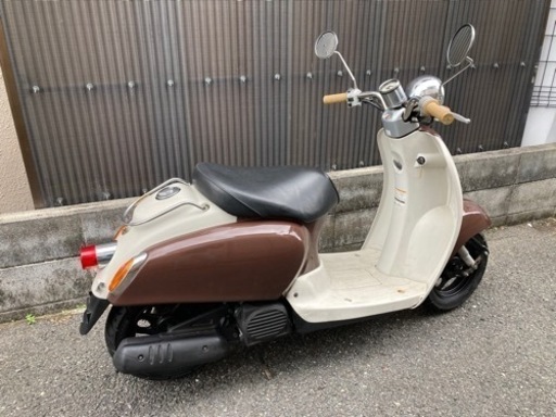 【ブラウン/ホワイト塗装】ジョルノクレア【バッテリー、オイル、オートチョーク、グリップ、新品❗️】
