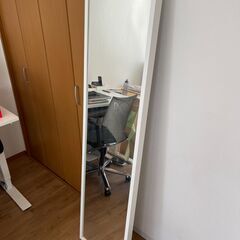 【無料】IKEA STAVE 全身ミラー 縦160ｘ横40ｘ厚さ...