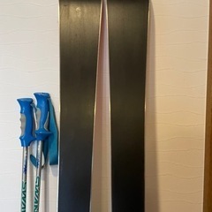 中級者用スキーセット 163cm ブーツ25.0-25.5