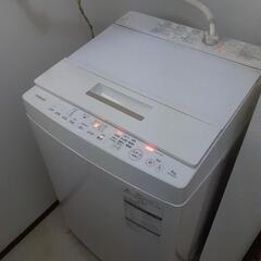 TOSHIBA　洗濯機　白　2017年製