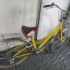 C558 限定特価 整備済み☆ブリヂストン ロココ イエロー☆ 中古自転車