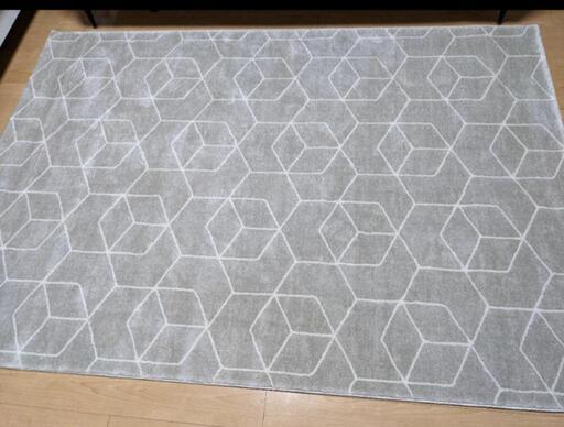 ラグ(ライトグレー 200✕140cm)