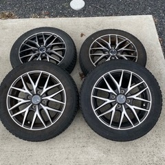 14インチアルミホイール タイヤ 4本セット まだまだ溝アリ 14インチアルミホイール タイヤ 4本セット まだまだ溝アリ