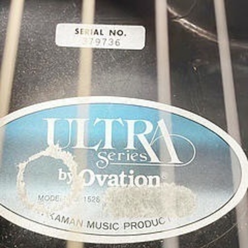 【美品】Ovation ultra エレアコ 1528 Hケース