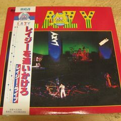 1183【LPレコード】レイジー・ライブ／レイジーを追いかけろ