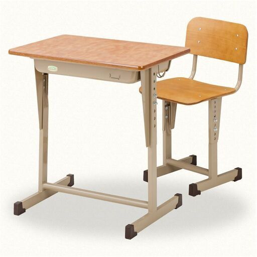 学習机 小学生 勉強机 と椅子セット　可動式　日本製　新JIS規格品　美品