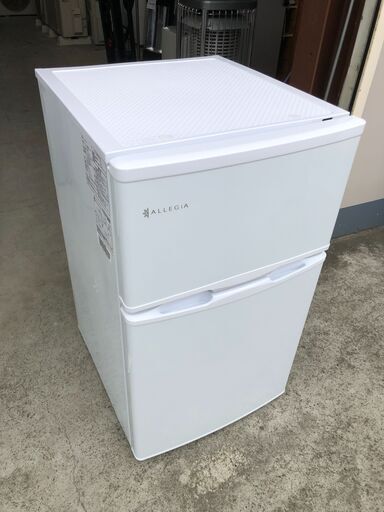 【動作保証あり】ALLEGiA 2019年 AR-BC97 97L 直冷式 2ドア 冷凍冷蔵庫【管理KRR458】