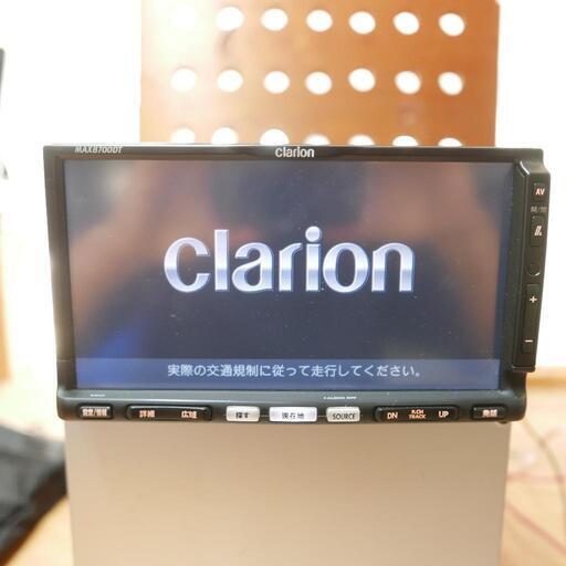 V3842/クラリオン　MAX8700DT　HDDナビ　TVワンセグ内蔵　CD・DVD再生OK クラリオンMAX8700DT HDDナビ(パナソニック、カロッツェリア) V3842