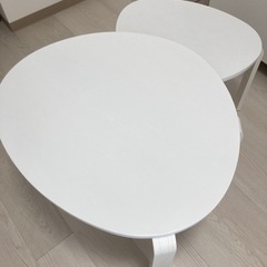 【最終値下げ】SVALSTA  IKEA  ネストテーブル　2点セット