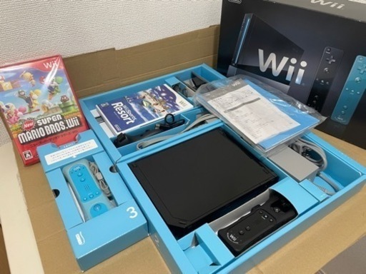 【本日引き渡し可能】超美品！今すぐ遊べるWii Sports Resort カセットまとめ付き！