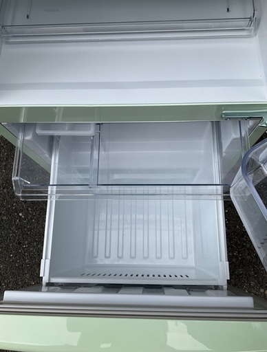 【RKGRE-089】特価！e angel/エディオン/149L レトロ2ドア冷凍冷蔵庫/ANG-RE151-A1/中古品/2018年製/当社より近隣無料配達！ RKGRE-089】特価！e angel/エディオン/149L レトロ2ドア冷凍冷蔵庫/ANG