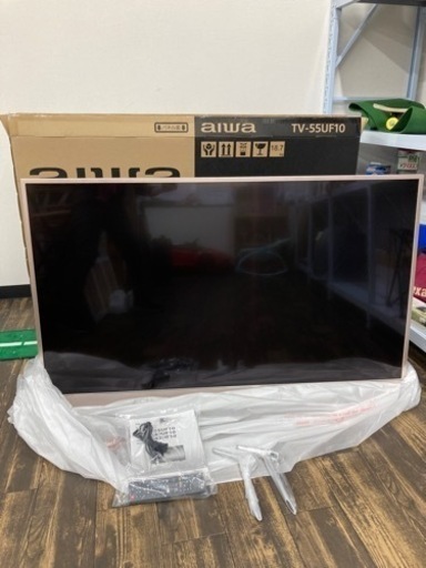 【中古品】aiwa テレビ TV TV-55UF10 55型9k対応 液晶テレビ 18年製