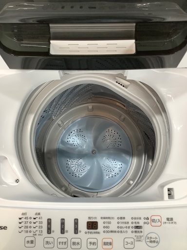 安心の6ヶ月保証付き！！　Hisense 4.5kg全自動洗濯機　HW-E4502 2018年製