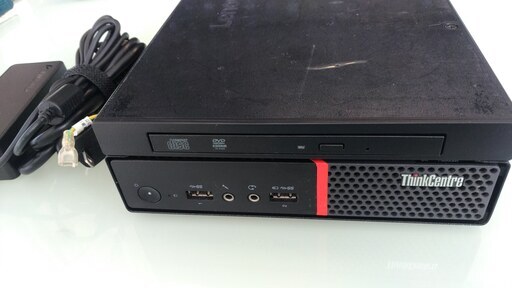 ★★超小型デスクトップPC★★ThinkCentre M900 Tiny Win10  【Core i3-6100T/4GB（16GB)/500GB/DVD】
