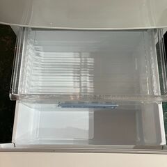 Panasonic 6ドア冷蔵庫 NR-J41LC-WDW 2017年製 411L 自動製氷機能付○