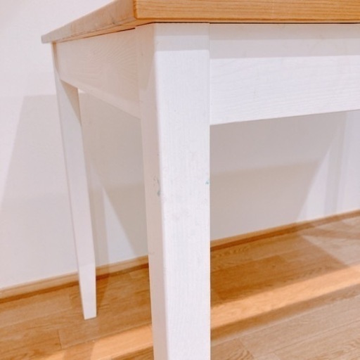 【美品】ダイニングテーブル4人掛け　パイン材