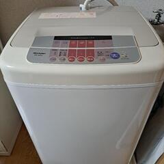 【決まりました】SHARP洗濯機（5.0kg）
