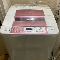 HITACHI 洗濯機 beatwash ピンク